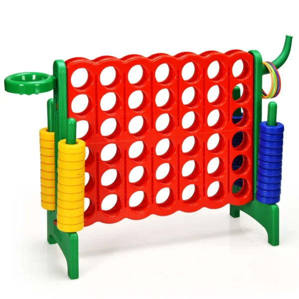 4-gewinnt-jumbo-4-gewinnt-set-sp37521gn_1__1.webp Lauko žaidimas keturis iš eilės 84x33x79cm., raudonos/žalios spalvos