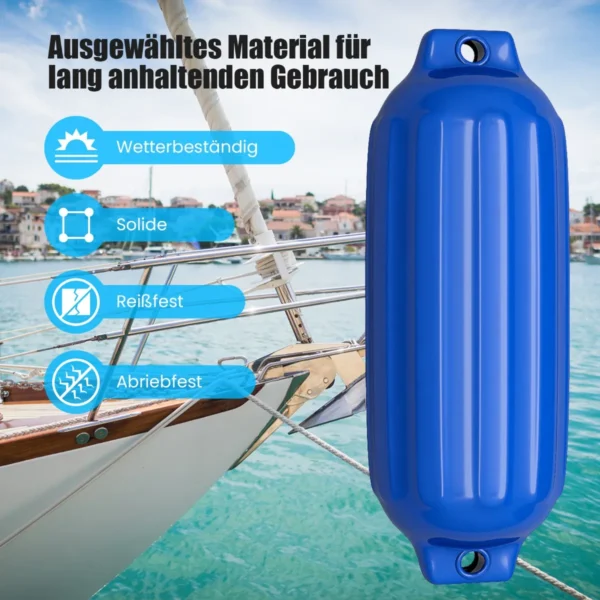 Rinkinys iš 4 valties bortų apsaugų 50x14cm., mėlynos spalvos