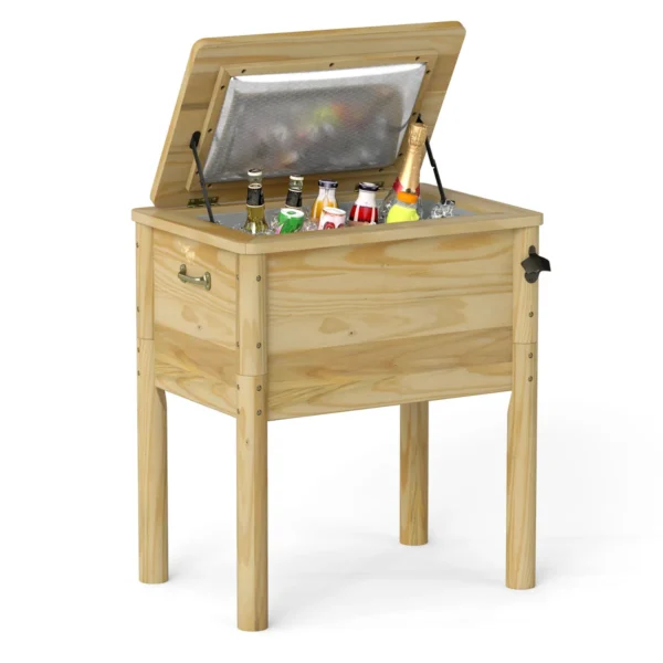 Aušinimo dėžė 67x47x74cm., šviesiai rudos spalvos