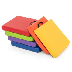 Rinkinys iš 6 sėdmaišių 40x40x6cm., įvairių spalvų