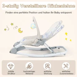 Vaikiška supamoji kėdutė 47x54x50cm., įvairių spalvų