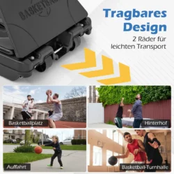 Krepšinio stovas 107x112x365cm., įvairių spalvų