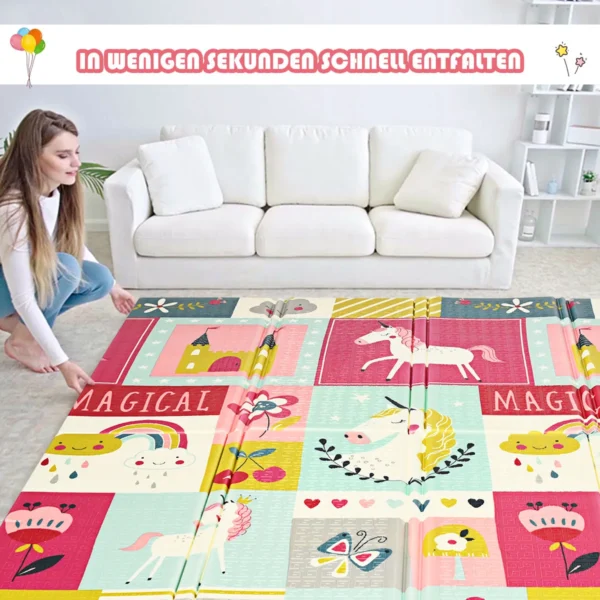 Žaidimų kilimėlis 200x180x1,4cm., įvairių spalvų