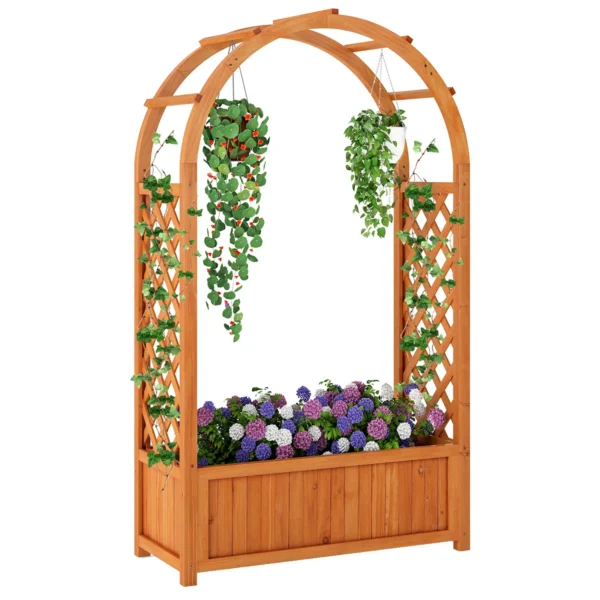 Pakelta lysvė 83x36x146cm., rudos spalvos