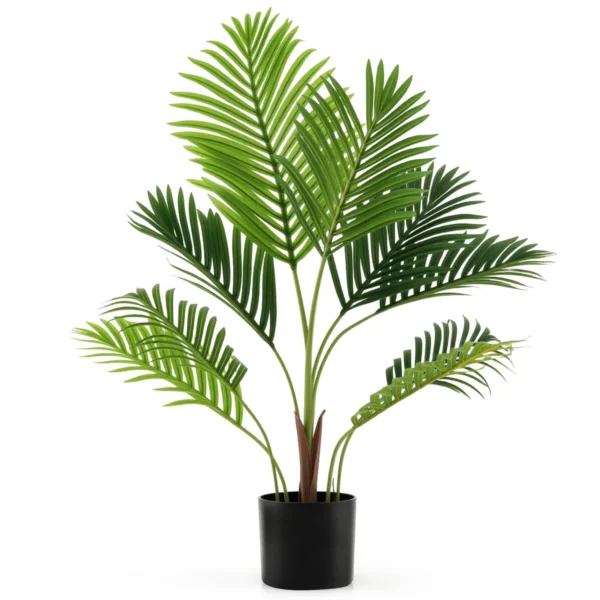 costway2ersetknstlichearecapalme90cmkunstpflanzeimtopfkunstpalmemitbltternknstlichepflanzezimmerpflanzedekopalmefrgartenbrozimmerdekorationgrn_1752204231359_image_2.webp Rinkinys iš 2 dirbtinių palmių 15x90cm., žalios/juodos spalvos