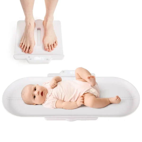 costwaybabywaagedigtalhaustierwaagesuglingswaagetierwaagemitabnehmbaremtabletthhenskalaappsteuerungledbildschirmfrneugeborenenbabyserwachsenbis150kg_1752117851136_image_2.webp Skaitmeninės kūdikių svarstyklės 73x32x7cm., baltos spalvos