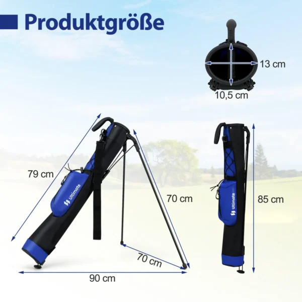 costwaygolfstandtaschegolfbagmit2erunterteilungregenhaubegolftascheleichtmitschultergurttaschestndergolfpencilbagtragbarfrherrendamenblau_1752112396625_image_3.webp