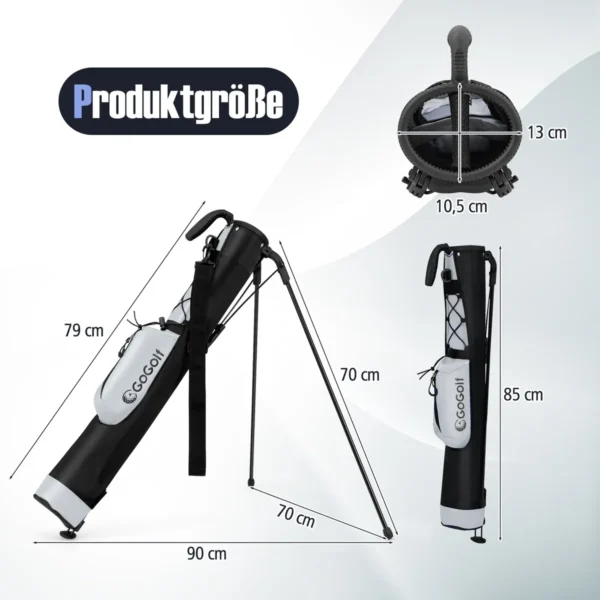 costwaygolfstandtaschegolfbagmit2erunterteilungregenhaubegolftascheleichtmitschultergurttaschestndergolfpencilbagtragbarfrherrendamengrau_1752054744665_image_3.webp