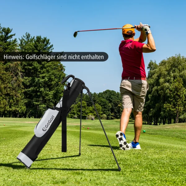 costwaygolfstandtaschegolfbagmit2erunterteilungregenhaubegolftascheleichtmitschultergurttaschestndergolfpencilbagtragbarfrherrendamengrau_1752054745312_image_4.webp