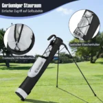costwaygolfstandtaschegolfbagmit2erunterteilungregenhaubegolftascheleichtmitschultergurttaschestndergolfpencilbagtragbarfrherrendamengrau_1752054746405_image_6.webp