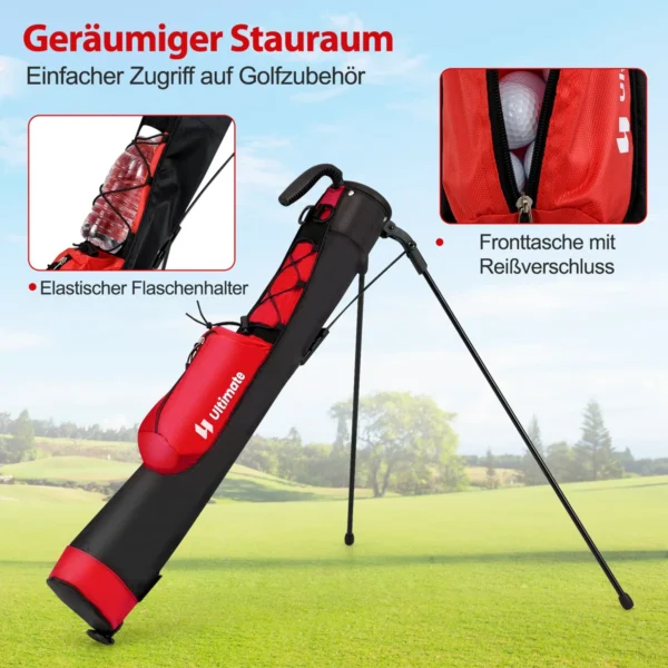 costwaygolfstandtaschegolfbagmit2erunterteilungregenhaubegolftascheleichtmitschultergurttaschestndergolfpencilbagtragbarfrherrendamenrot_1752110964903_image_5.webp