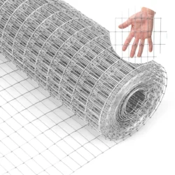 Vielos tinklas 1500x60cm., sidabrinės spalvos