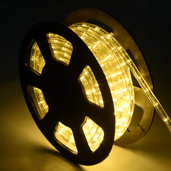 LED juosta 20m., geltonos spalvos