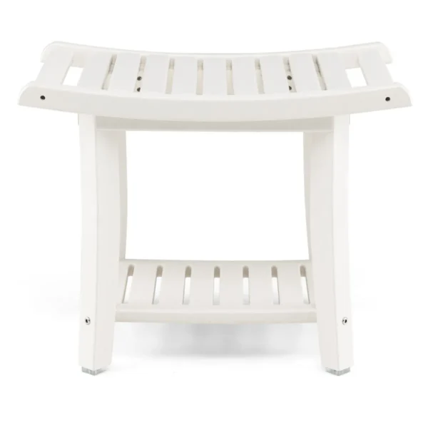 Dušo taburetė 60,5x34x48cm., baltos spalvos