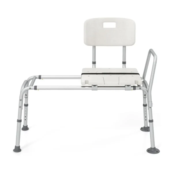 Dušo kėdė 105x49x95cm., baltos/sidabrinės spalvos