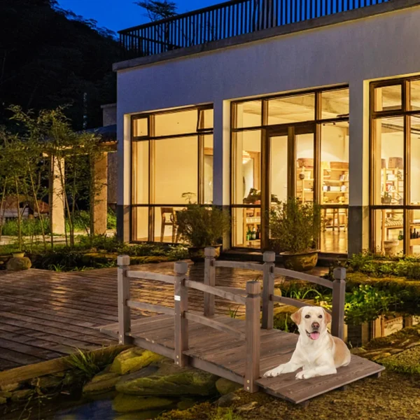 Sodo tiltas 171,5x75,5x58cm., rudos spalvos