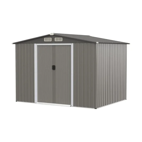 Sodo sandėliukas 260x207x181cm., pilkos spalvos