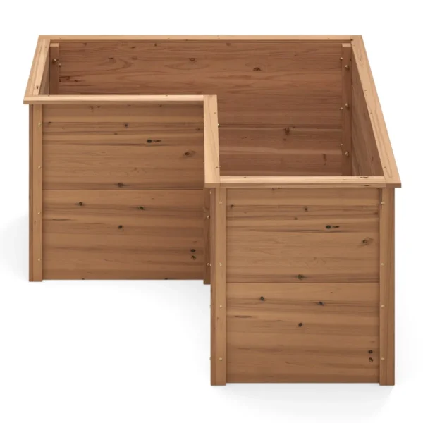 Pakelta lysvė 120x120x63cm., rudos spalvos