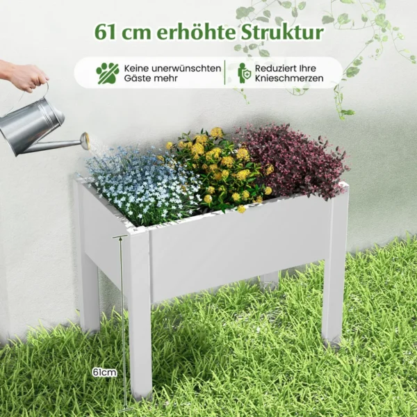 Pakelta lysvė 76x45x61cm., baltos spalvos