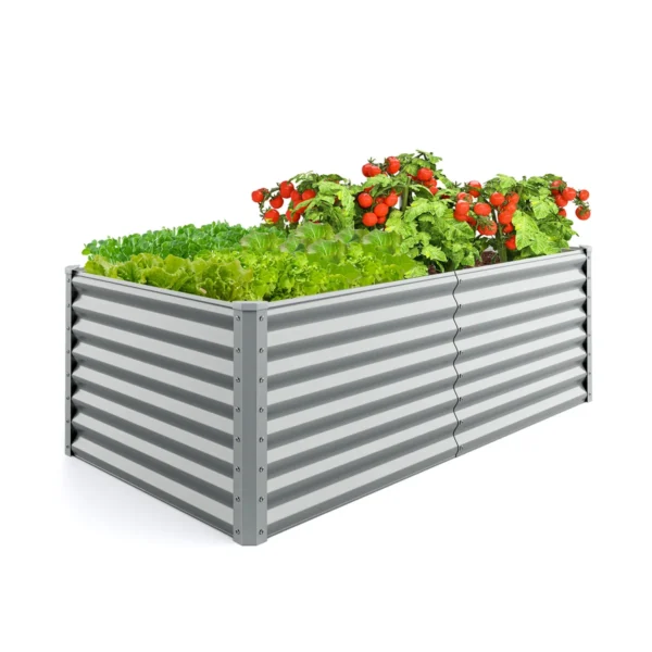 Pakelta lysvė 180x95x60cm., pilkos spalvos