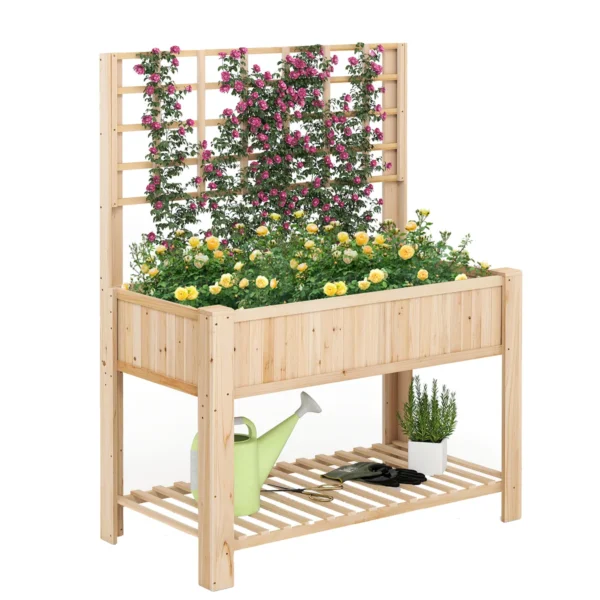 Pakelta lysvė 116x59x150cm., šviesiai rudos spalvos