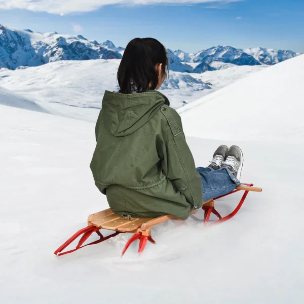 Rogės 137x58x16cm., šviesiai rudos/raudonos spalvos