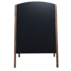 Dvipusė kreidinė lenta 101x60x65cm., juodos/rudos spalvos