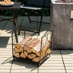 Malkų lentyna 37x32x39,5cm., juodos spalvos