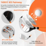 kinderkomplettesgolfschlgersetrechtshndergolfsetfrkindervon1113jahrenorange_image_5.webp