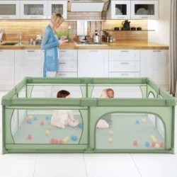 Maniežas 206x147x68,5cm., žalios spalvos