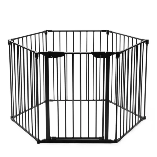 Šunų pertvora 380x75cm., juodos spalvos