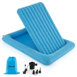 Pripučiamas čiužinys 165x118x20cm., mėlynos spalvos