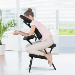 Masažo kėdė 46x54,5x120,5cm., juodos spalvos