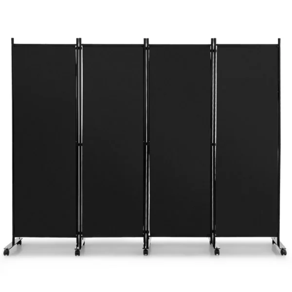 Širma 225x30x173cm., juodos spalvos
