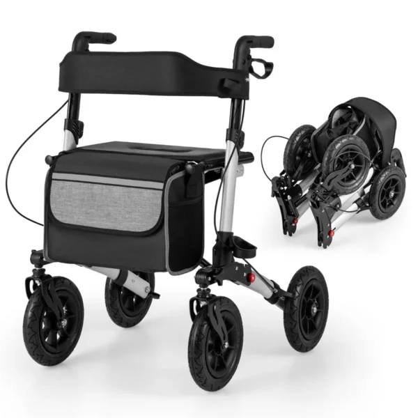 rollator-rollstuhl-13394_1__1.webp Vaikštynė suaugusiems 82x62x97cm., juodos/sidabrinės spalvos