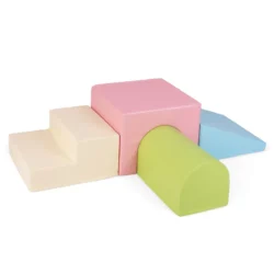 Rinkinys iš 4 statybinių blokelių, įvairių spalvų