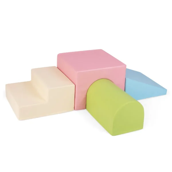 Rinkinys iš 4 statybinių blokelių, įvairių spalvų