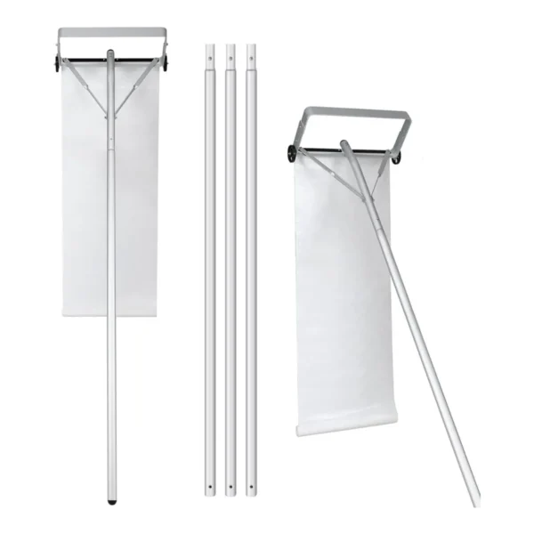 Stogo sniego valytuvas 619x47x22cm., sidabrinės/baltos spalvos