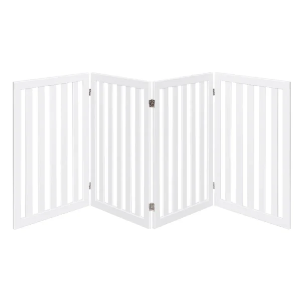 schutzgitter-kindergitter-ps7169wh-3.webp Šunų aptvaras 200x1,5x89cm., baltos spalvos