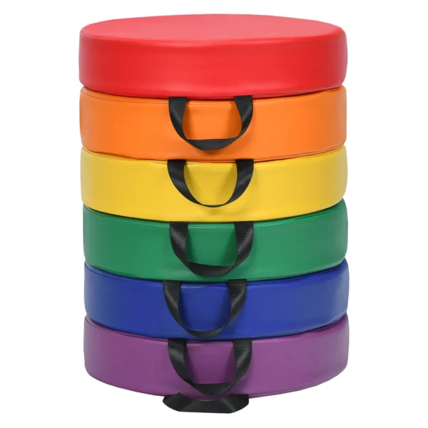 Rinkinys iš 6 sėdmaišių 38x8cm., įvairių spalvų