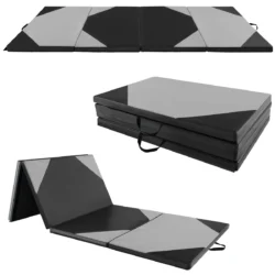 Jogos kilimėlis 300x117x5cm., juodos/pilkos spalvos