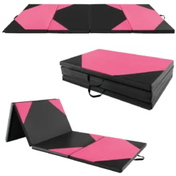 Jogos kilimėlis 300x117x5cm., juodos/rožinės spalvos