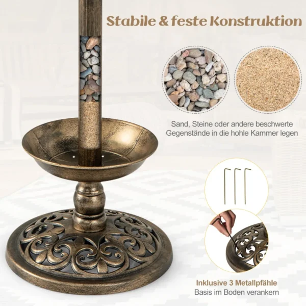 vogelbad-vogeltr_nke-pz10007gu_4_.webp Paukščių girdykla 43x110cm., bronzinės spalvos