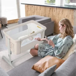 Vaikiška lovytė 86x63x81cm., smėlio spalvos