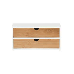 Kavos kapsulių dėžutė 30x20x14cm., baltos/šviesiai rudos spalvos