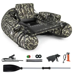 Pripučiama žvejybinė valtis 146x109x44cm., įvairių spalvų