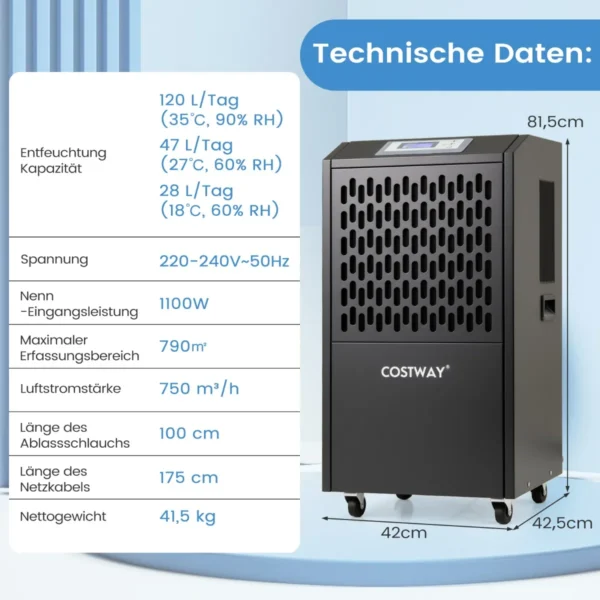 luftentfeuchter-13541_7_.webp Oro sausintuvas 42,5x42x81,5cm., juodos spalvos