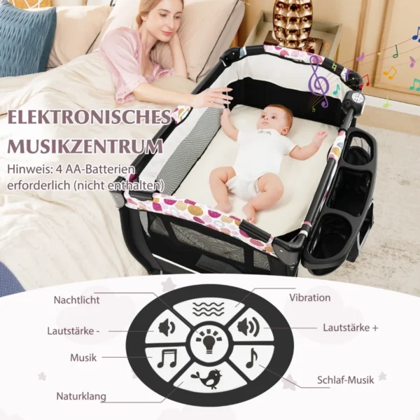 Vaikiška lovytė 102x73x80cm., juodos spalvos