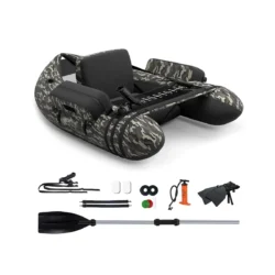 Pripučiama žvejybinė valtis 135x109x54cm., įvairių spalvų