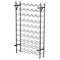 Lentyna vynui Homcom 63x20,5x118cm., juodos spalvos